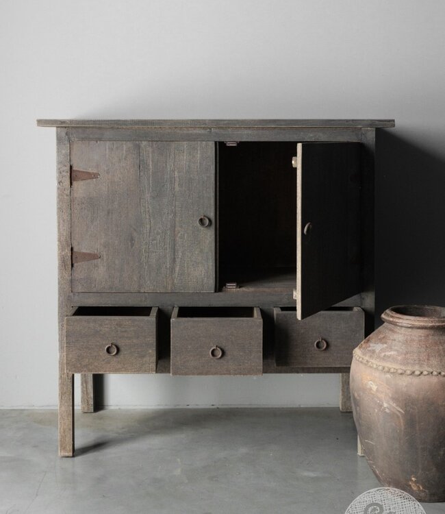 Be-Uniq Wandmeubel | 2-Deurs | Provence | H100 x B100 x D45 cm