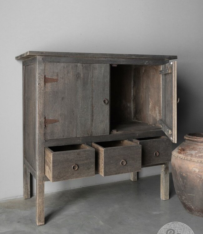 Be-Uniq Wandmeubel | 2-Deurs | Provence | H100 x B100 x D45 cm