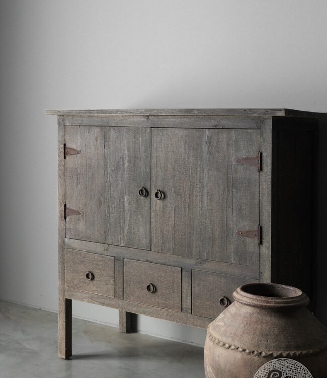 Be-Uniq Wandmeubel | 2-Deurs | Provence | H100 x B100 x D45 cm