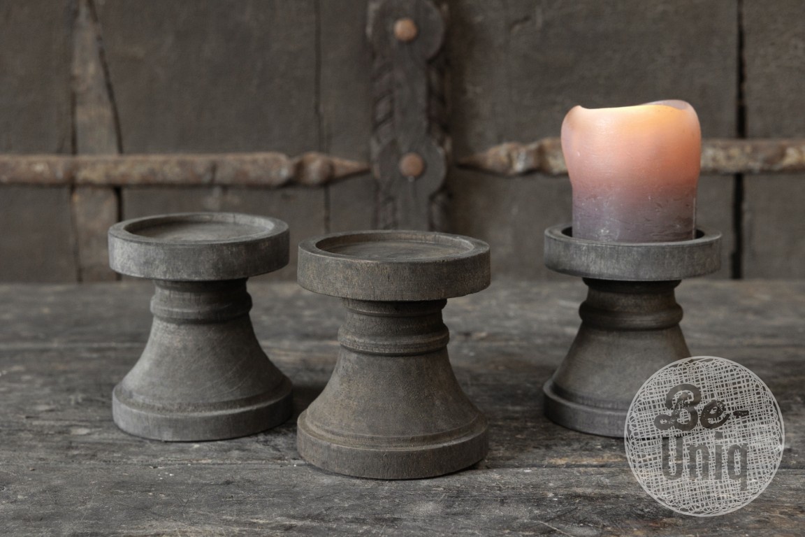 Be-Uniq Kandelaar Borneo | 3 Stuks | Excl. Glas | H11 x B10