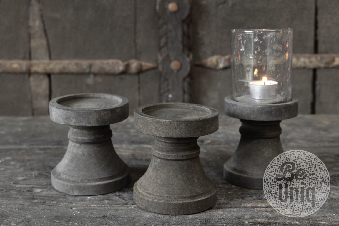 Be-Uniq Kandelaar Borneo | 3 Stuks | Excl. Glas | H11 x B10