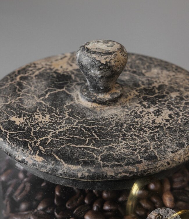 Be-Uniq Glazen Voorraad Pot  Met Lepel | Set Van 2