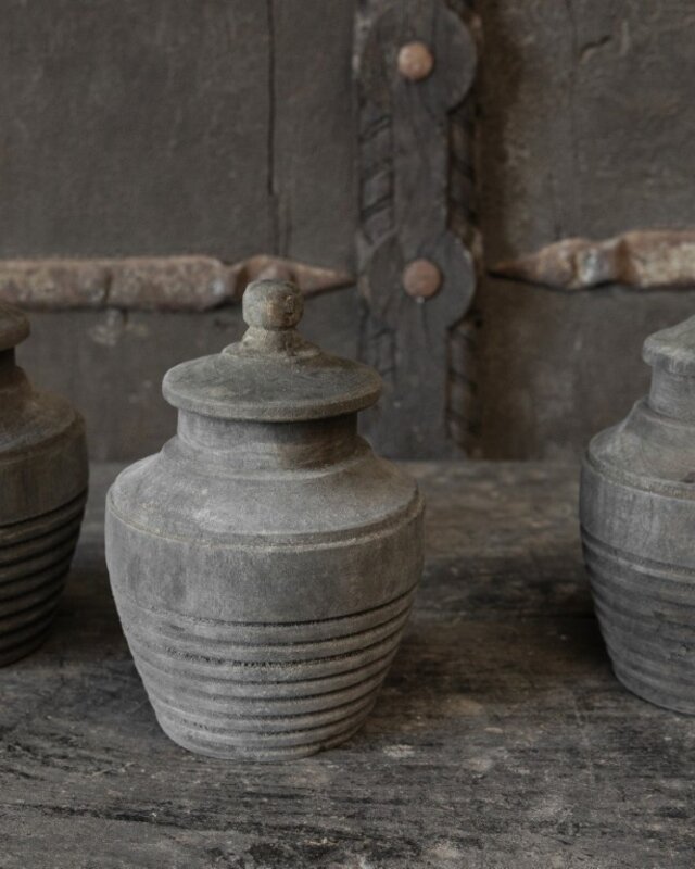 Be-Uniq Pot Mandoli | Set Van 4 | H18 x D12 cm