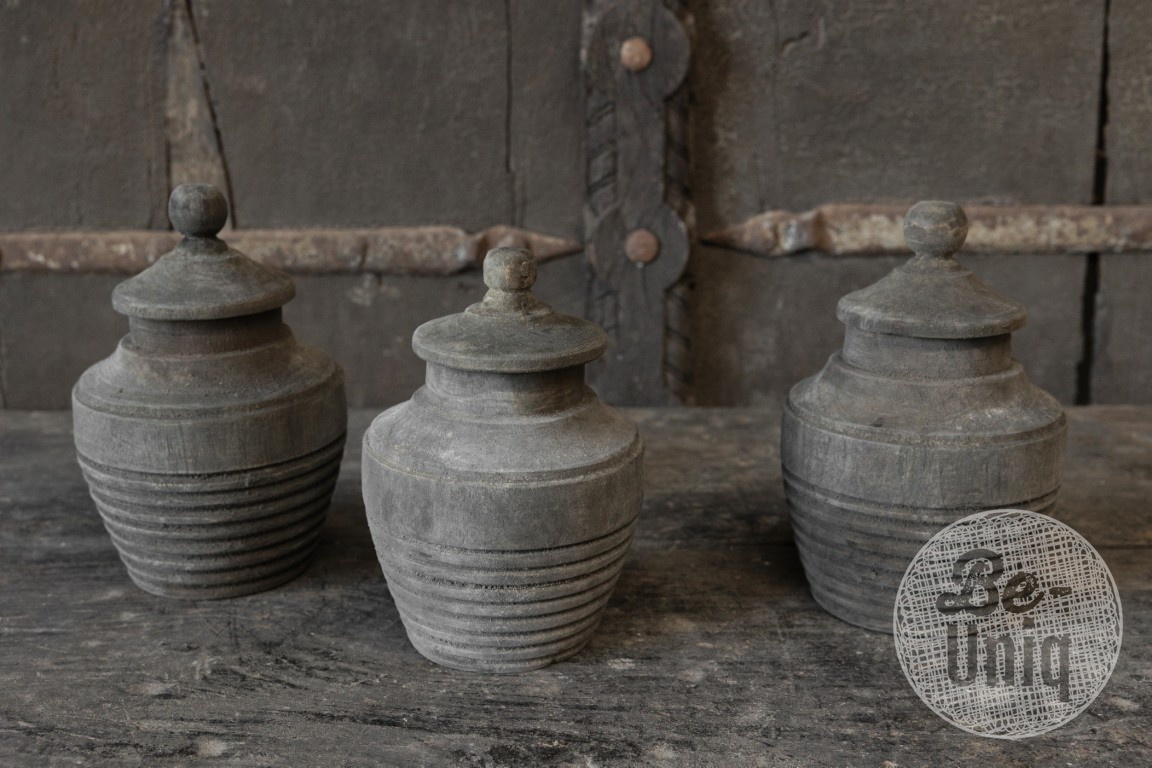 Be-Uniq Pot Mandoli | Set Van 4 | H18 x D12 cm