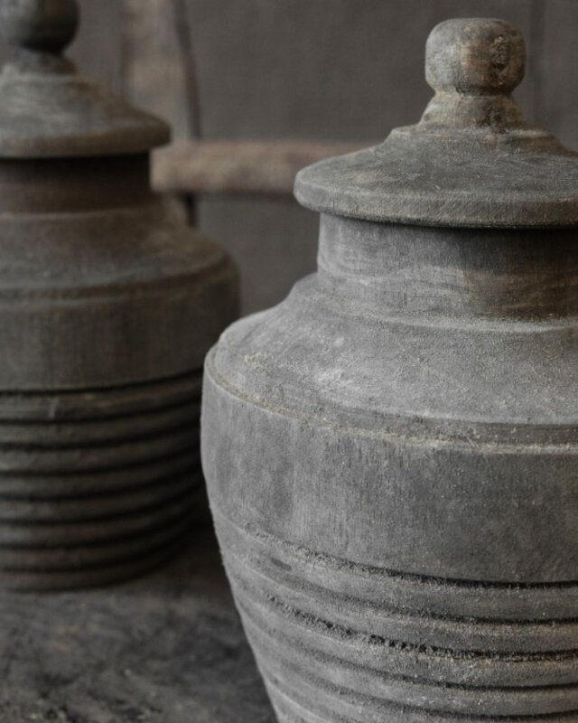Be-Uniq Pot Mandoli | Set Van 4 | H18 x D12 cm