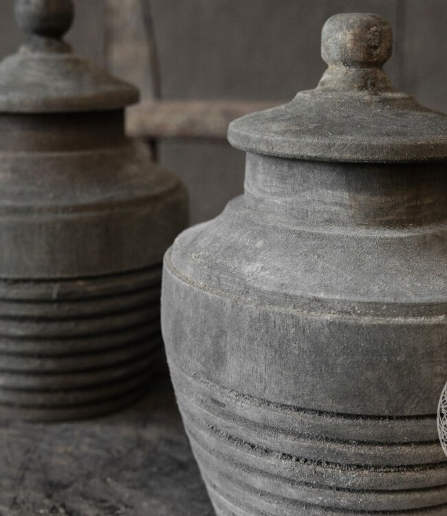 Be-Uniq Pot Mandoli | Set Van 4 | H18 x D12 cm