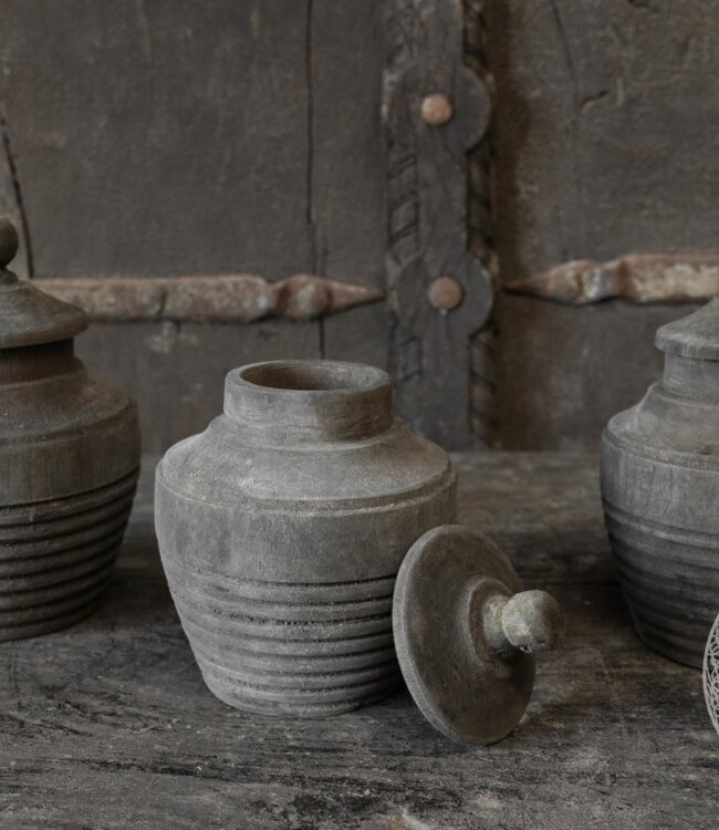 Be-Uniq Pot Mandoli | Set Van 4 | H18 x D12 cm