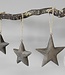 Be-Uniq Kerstornament | Houten Ster | Set van 10 | Medium