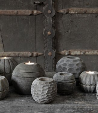 Be-Uniq Kandelaar Buru | Stripe | Set van 4 | Large