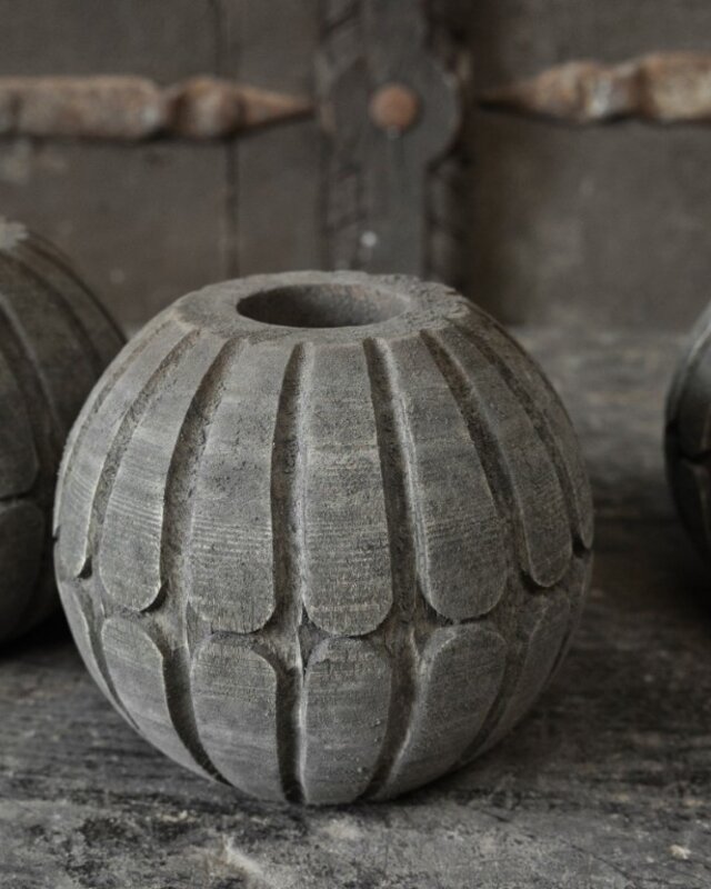 Be-Uniq Kandelaar Buru | Carve | Set Van 4 | Large