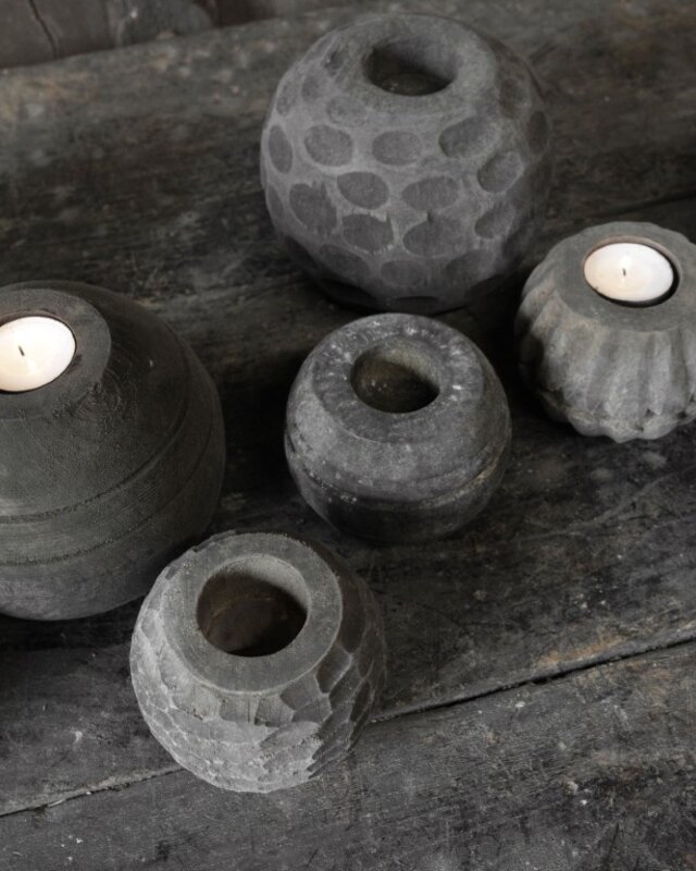 Be-Uniq Kandelaar Buru | Dot | Set Van 4 | Large