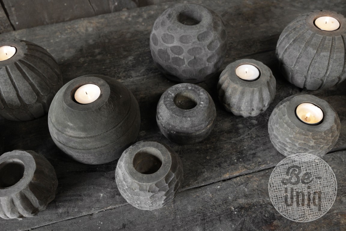 Be-Uniq Kandelaar Buru | Dot | Set Van 4 | Large