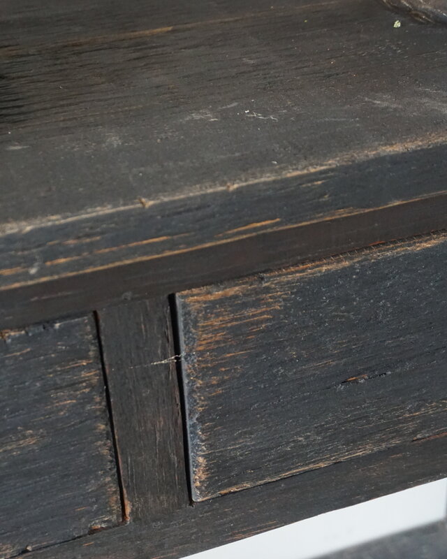 Rene Houtman Zwart Dressoir | Oud Hout | H90 x B220 x D45 cm