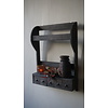 Houten Wandrek | 5 Lades | H80 x B54 x D17 cm