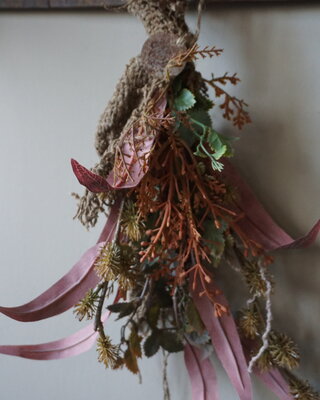 Rene Houtman Kunst Toef Met Shabby Doek | Donker | L30 cm