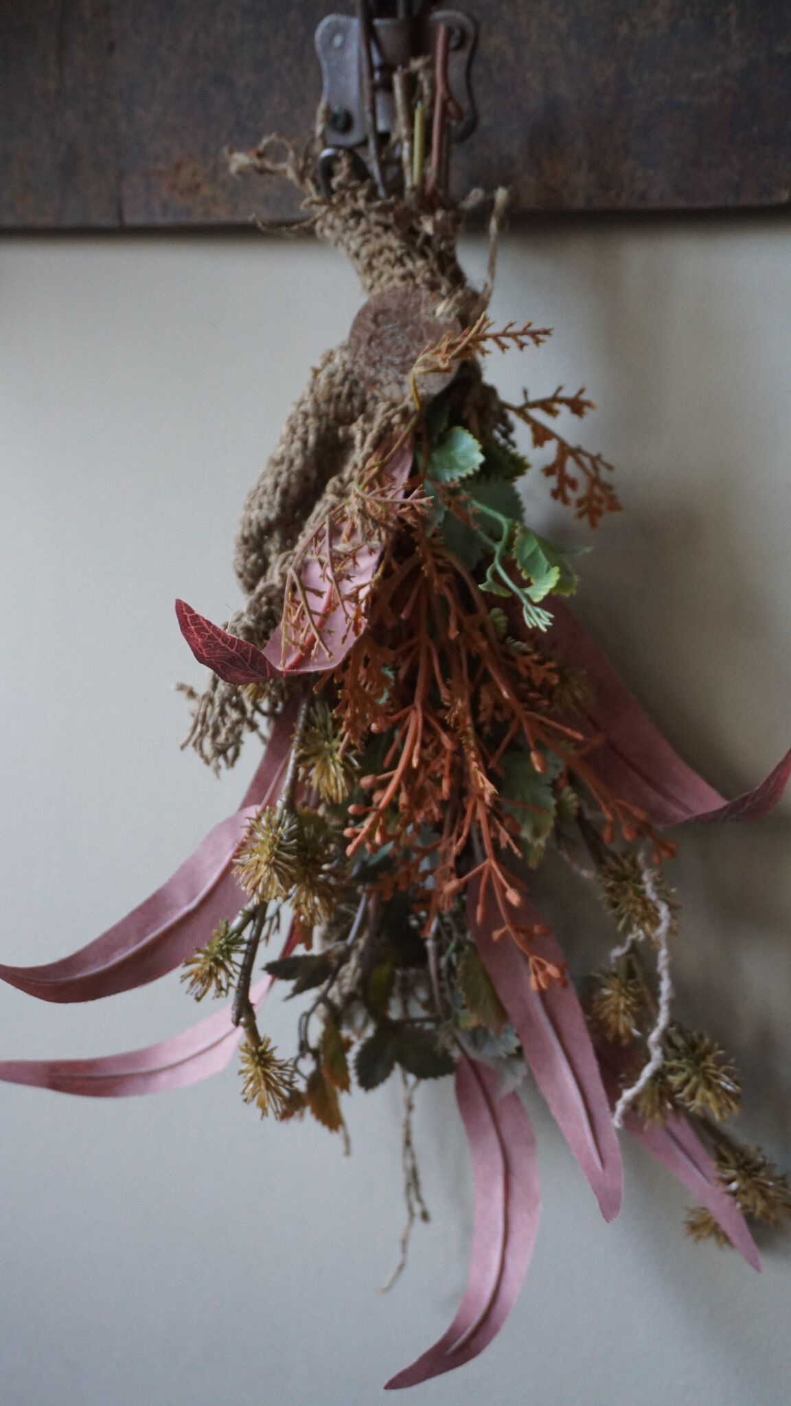Rene Houtman Kunst Toef Met Shabby Doek | Donker | L30 cm