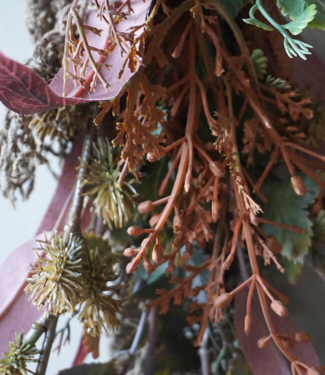 Rene Houtman Kunst Toef Met Shabby Doek | Donker | L30 cm