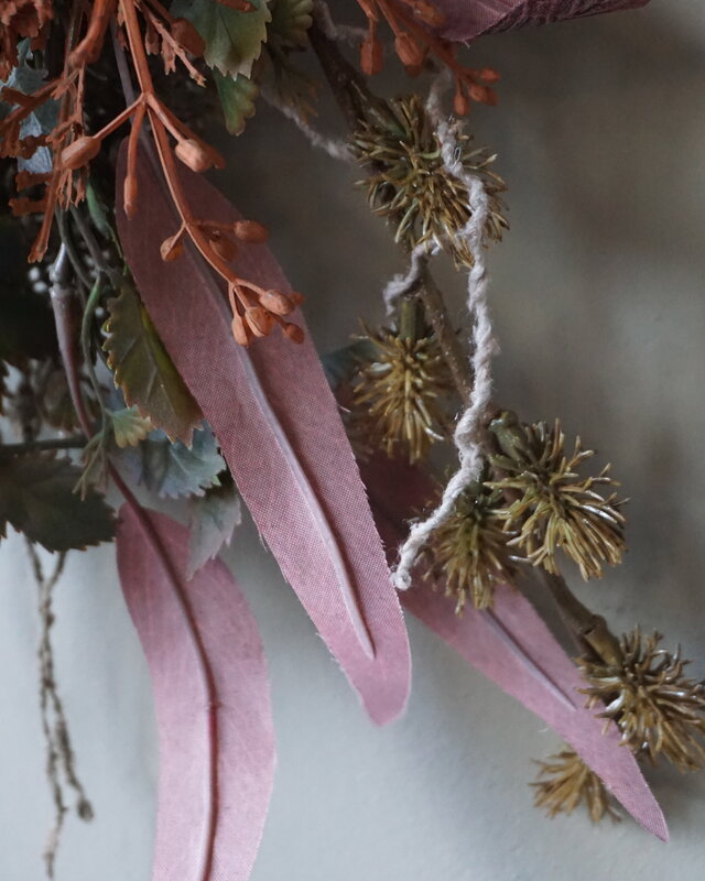 Rene Houtman Kunst Toef Met Shabby Doek | Donker | L30 cm