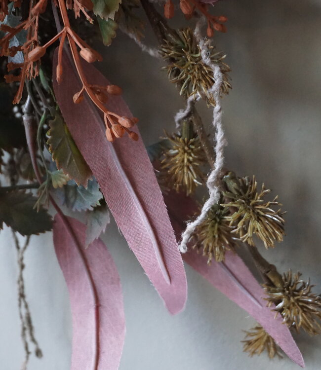 Rene Houtman Kunst Toef Met Shabby Doek | Donker | L30 cm