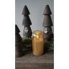 Glazen LED Kaars | Amber | L | H15 x D7,5 cm