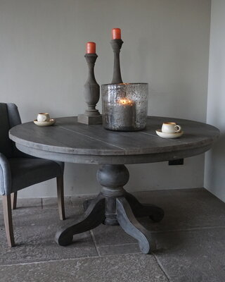 Rene Houtman Ronde Tafel | Grijs | Hout | H77 x D140 cm