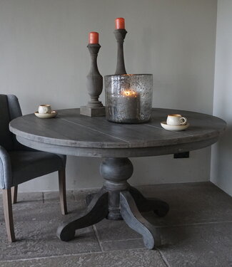 Rene Houtman Ronde Tafel | Grijs | Hout | H77 x D140 cm