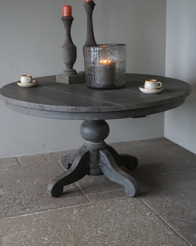 Rene Houtman Ronde Tafel | Grijs | Hout | H77 x D140 cm