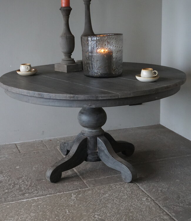 Rene Houtman Ronde Tafel | Grijs | Hout | H77 x D140 cm