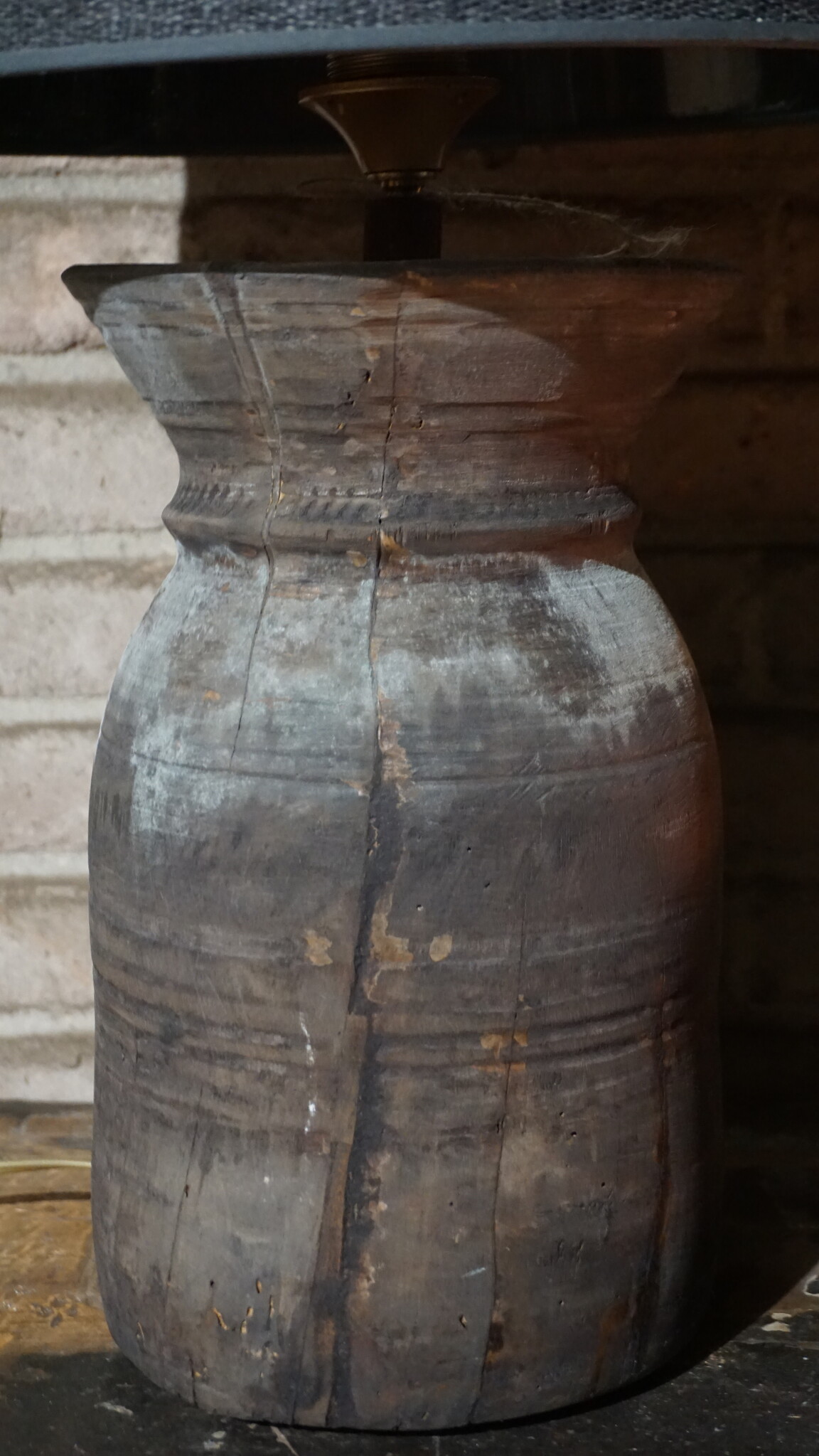 Rene Houtman Lampenvoet Oude Nepalese Pot | H43 x D20 cm