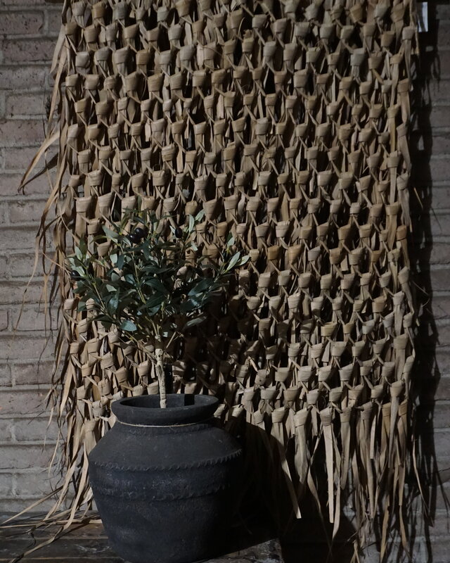 Rene Houtman Rieten Wandhanger Milan | L140 x B98 cm