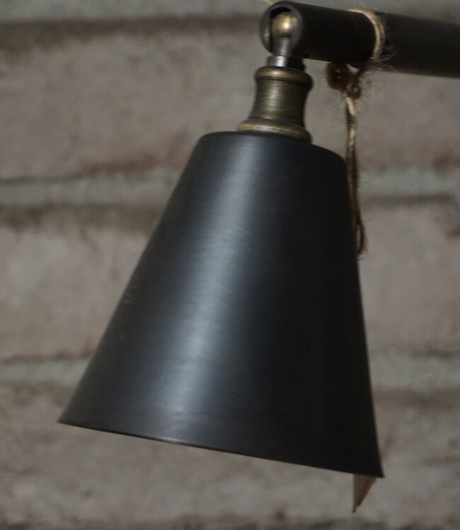 Rene Houtman Metalen Tafellamp | Zwart | H60 x B15 x D15 cm