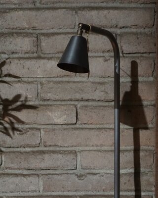 Rene Houtman Metalen Tafellamp | Zwart | H60 x B15 x D15 cm