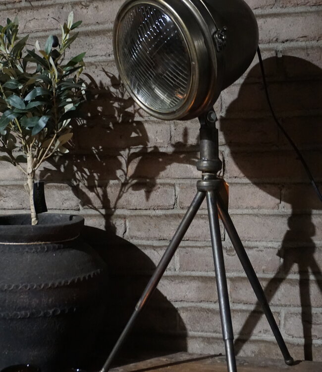 Rene Houtman Zwarte Industriële Vloerlamp | Retro | H70x D40 cm