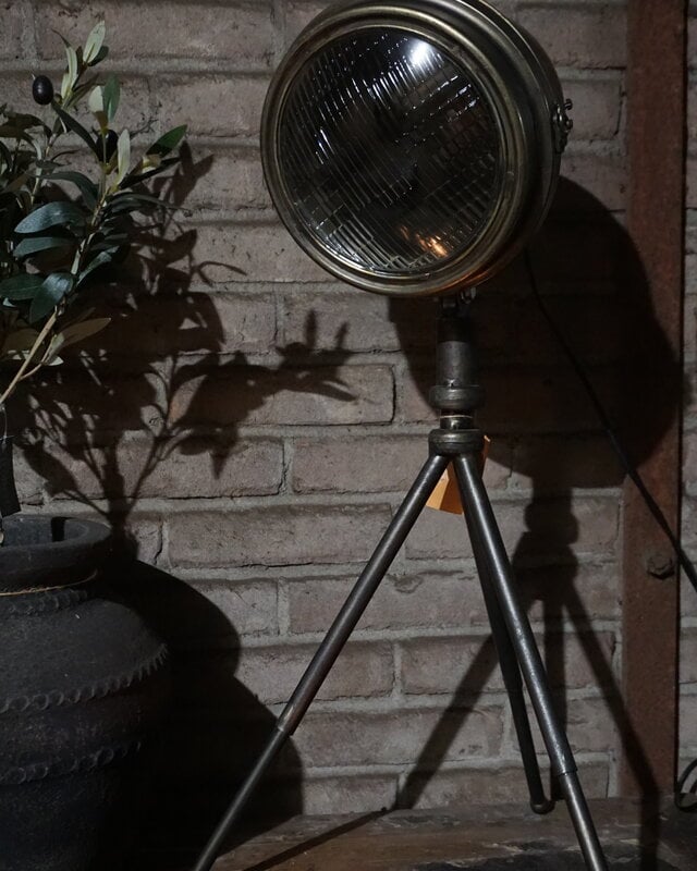 Rene Houtman Zwarte Industriële Vloerlamp | Retro | H70x D40 cm