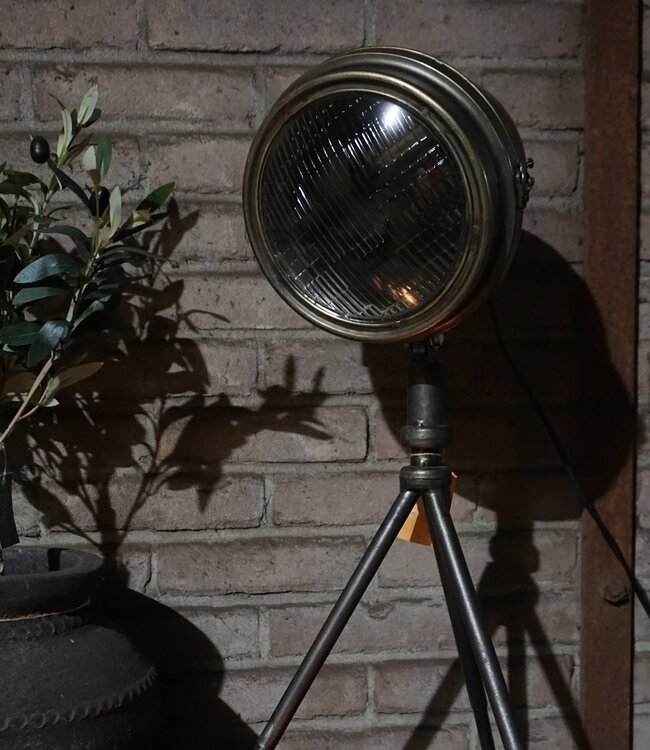 Rene Houtman Zwarte Industriële Vloerlamp | Retro | H70x D40 cm