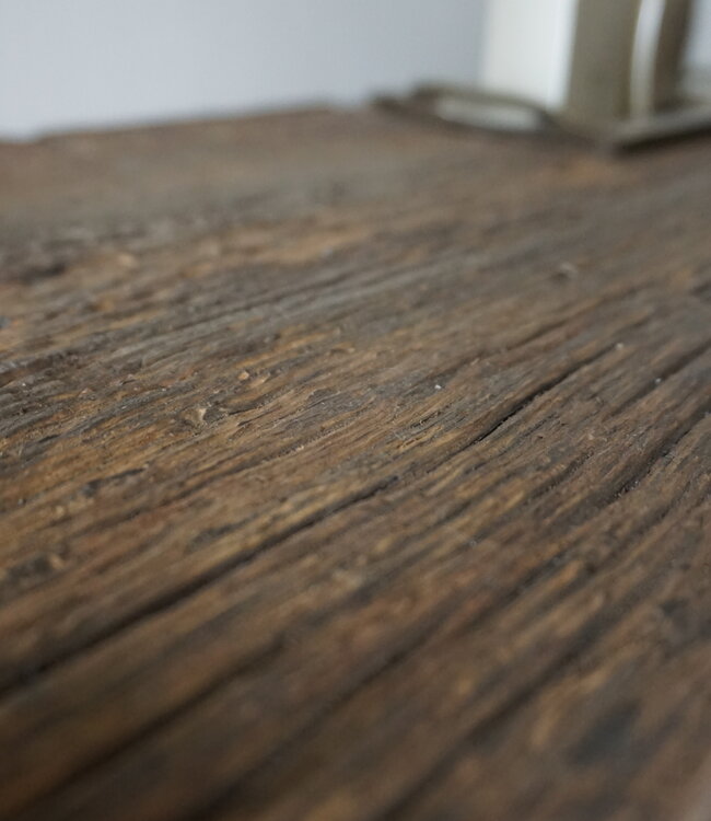 Rene Houtman Sidetable | Geborsteld Oud Eiken | H85 x B100 x D40 cm