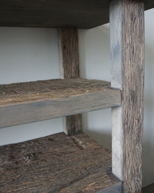 Rene Houtman Sidetable | Geborsteld Oud Eiken | H85 x B100 x D40 cm