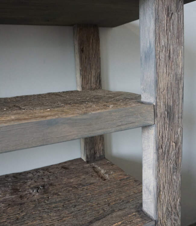 Rene Houtman Sidetable | Geborsteld Oud Eiken | H85 x B100 x D40 cm