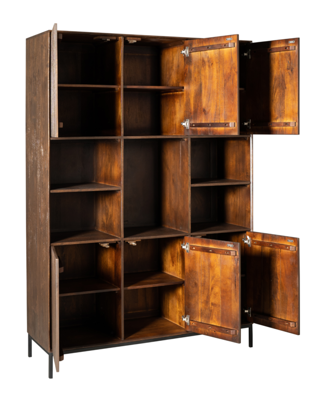 Starfurn Vakkenkast Madison XL Bruin| 135 cm
