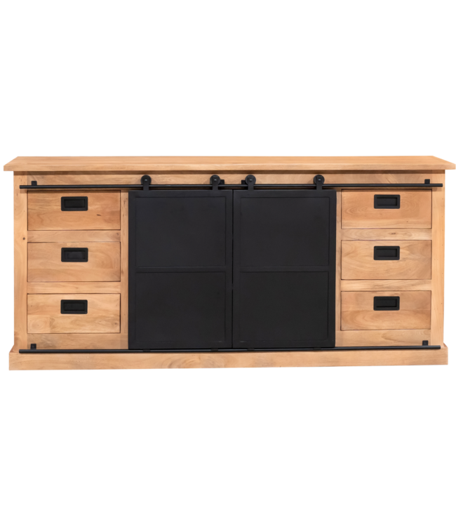 Starfurn Dressoir Fresno | Mangohout | 90x200x45 cm