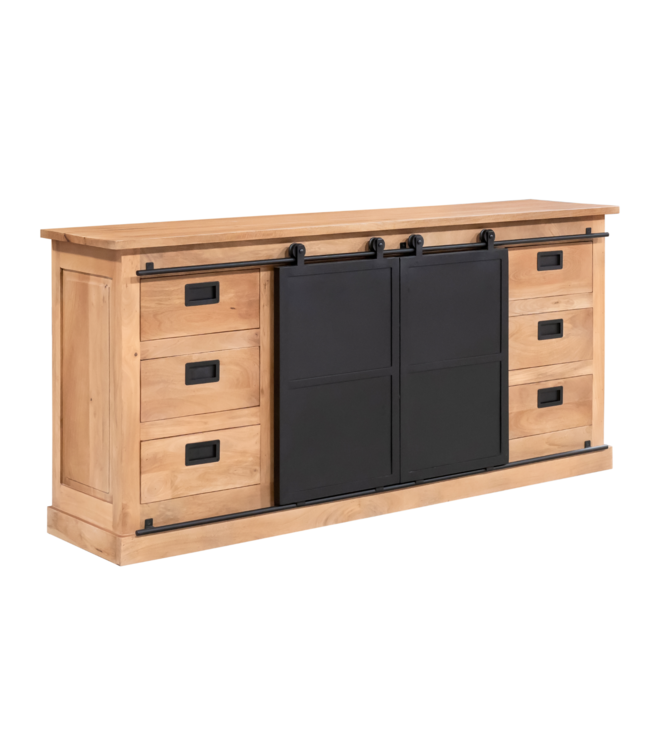 Starfurn Dressoir Fresno | Mangohout | 90x200x45 cm