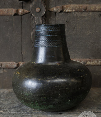 Be-Uniq Oude Vintage Claypot | India | H28 x B27 cm