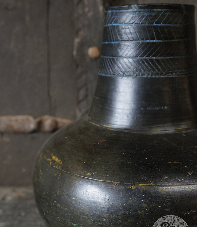 Be-Uniq Oude Vintage Claypot | India | H28 x B27 cm