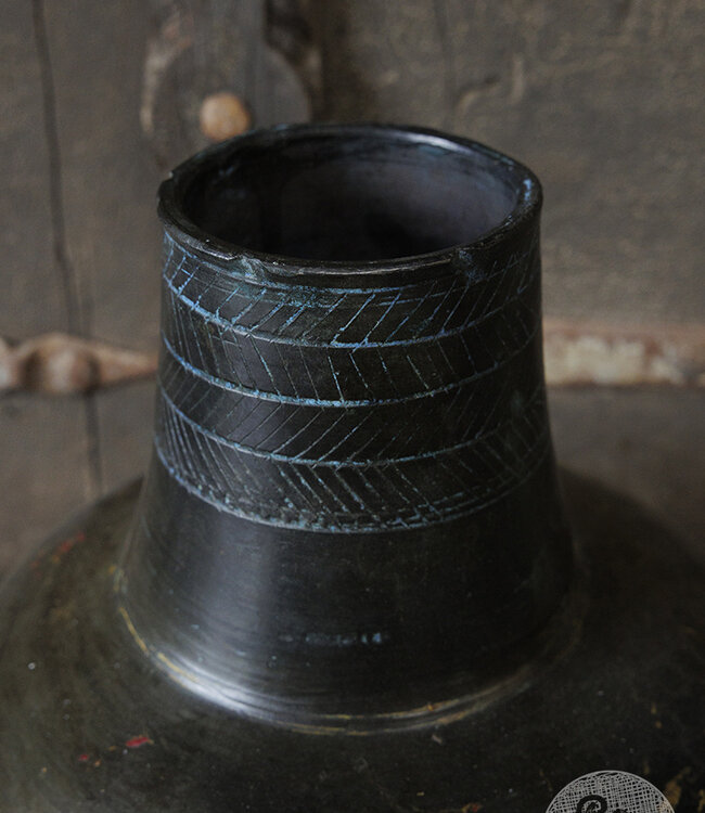 Be-Uniq Oude Vintage Claypot | India | H28 x B27 cm