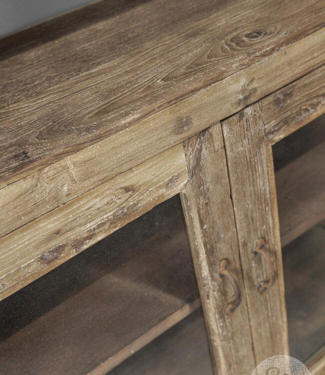 Be-Uniq Oud Rek Met Deurtjes | India | H168 x B105 x D35 cm