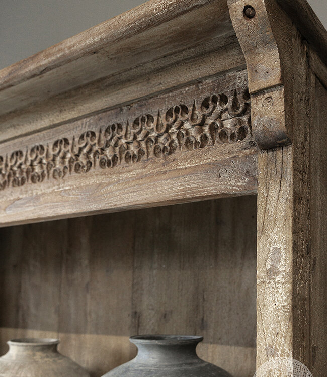 Be-Uniq Set Van 2 Oude Boekenkasten | H201 x B115 x D37 cm