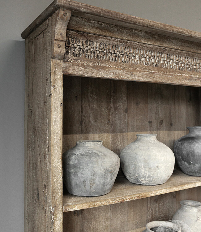 Be-Uniq Set Van 2 Oude Boekenkasten | H201 x B115 x D37 cm