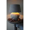 Kruiklamp Base | Oud Wit | H37 x D33 cm