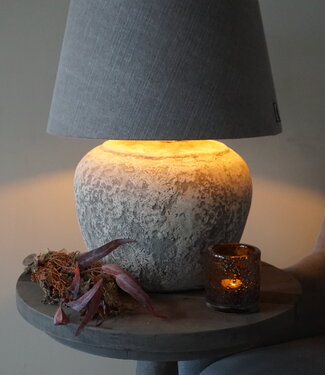 Rene Houtman Kruiklamp Base | Oud Wit | H37 x D33 cm