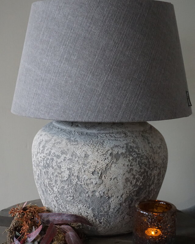 Rene Houtman Kruiklamp Base | Oud Wit | H37 x D33 cm